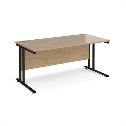 Maestro 25 cantilever 800mm deep desk - MC16KKO