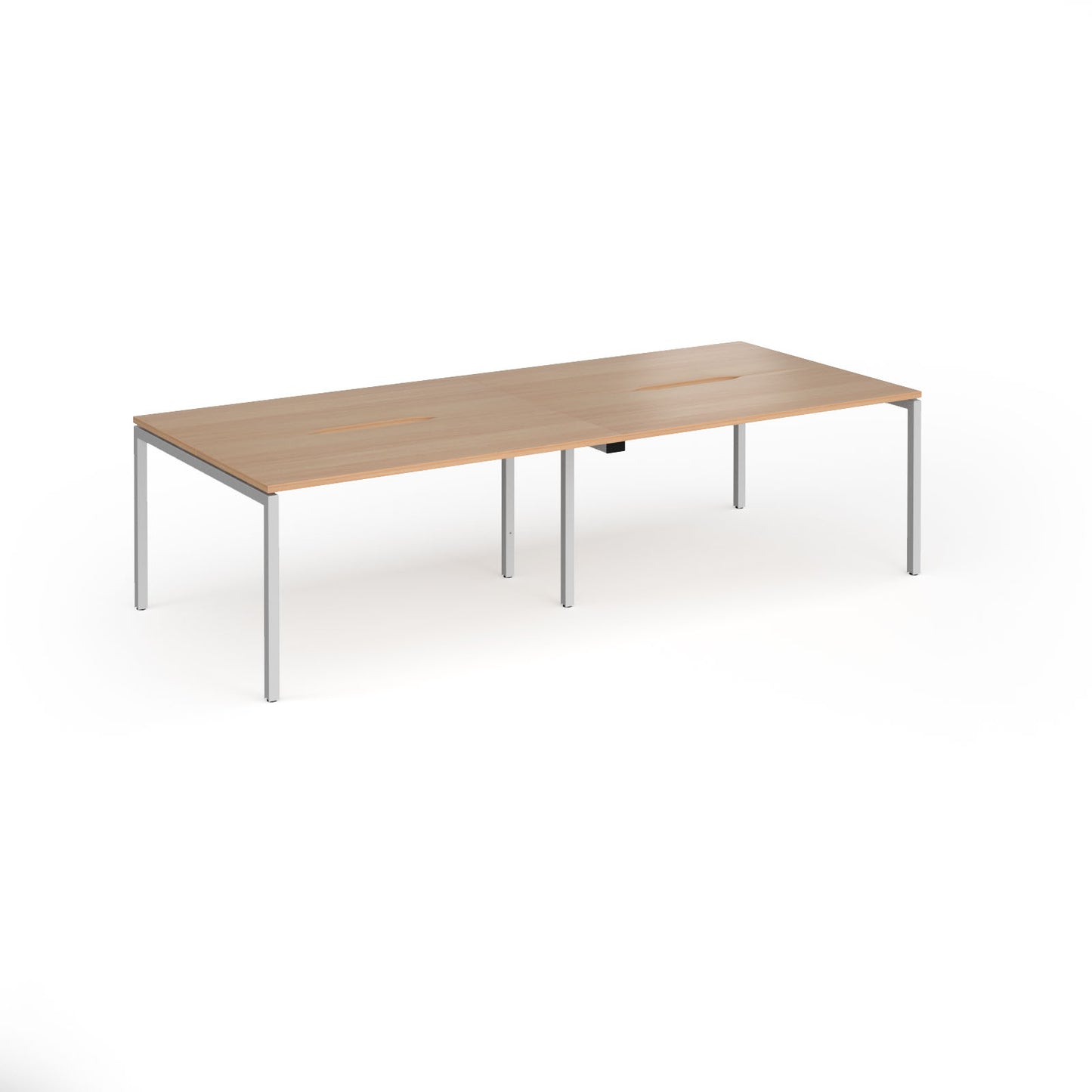 Connex Plus Goal Post Double Back to Back Desks 1200mm deep - GCO2812-S-B