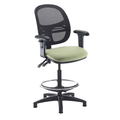 Jota mesh back draughtsman's chair - VMD22-000