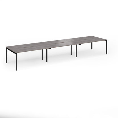 Connex Plus Goal Post Double Back to Back Desks 1200mm deep - GCO4812-K-GO