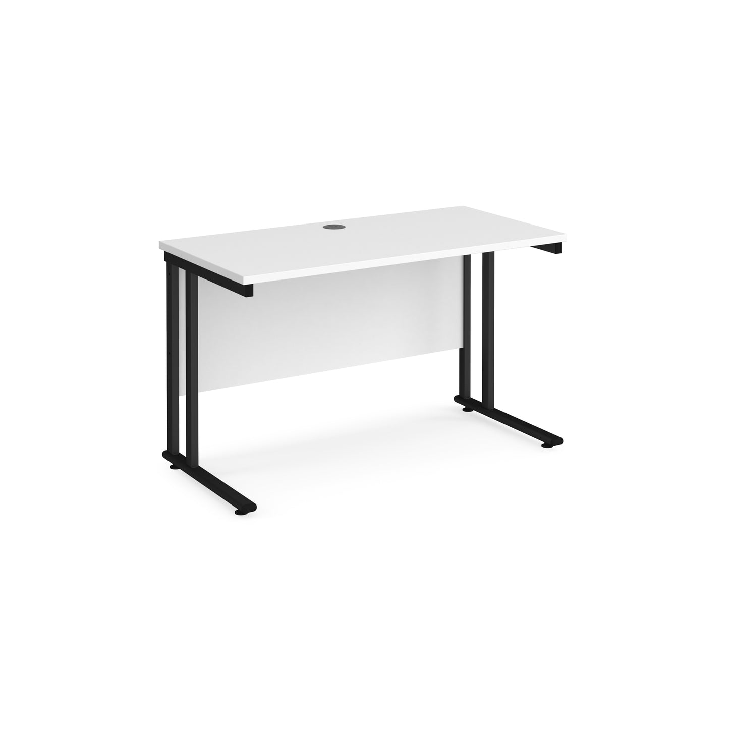 Maestro 25 cantilever 600mm deep desk - MC612KWH