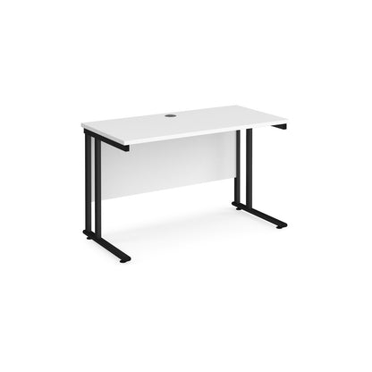 Maestro 25 cantilever 600mm deep desk - MC612KWH