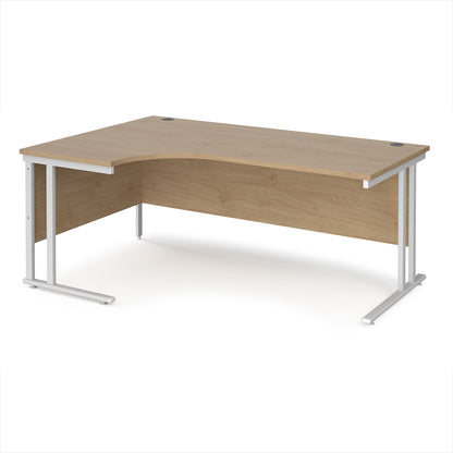 Maestro 25 cantilever left hand ergonomic desk - MC18ELWHKO