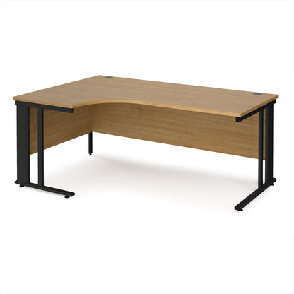Maestro 25 cable managed left hand ergonomic desk - MCM18ELKO