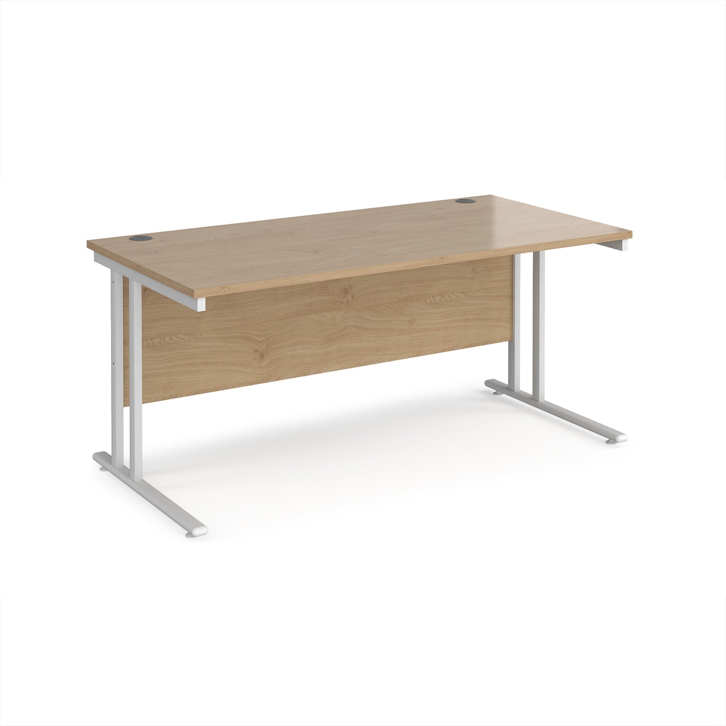 Maestro 25 cantilever 800mm deep desk - MC16WHKO
