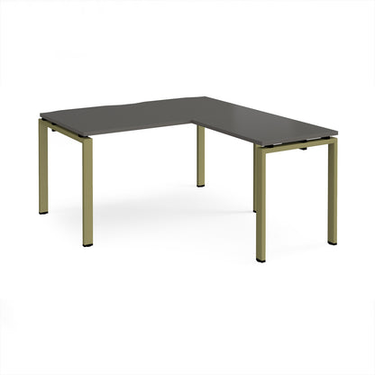 Adapt straight desk with return - ER1488-GN-OG