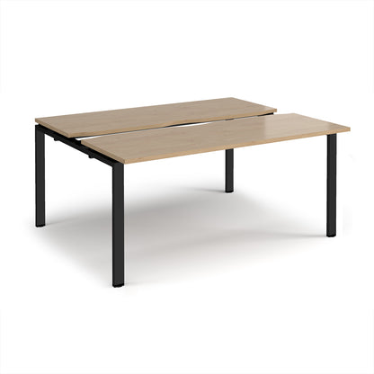 Adapt sliding top B2B desks 1200mm deep - STE1612-K-KO