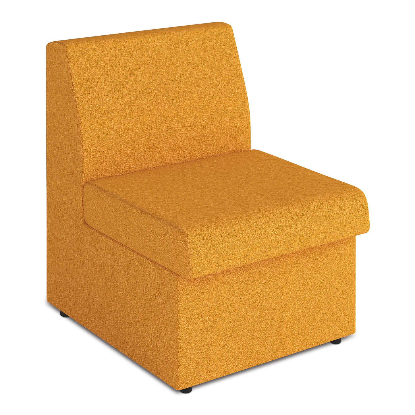 Contemporary Modular Fabric Low Back Sofa