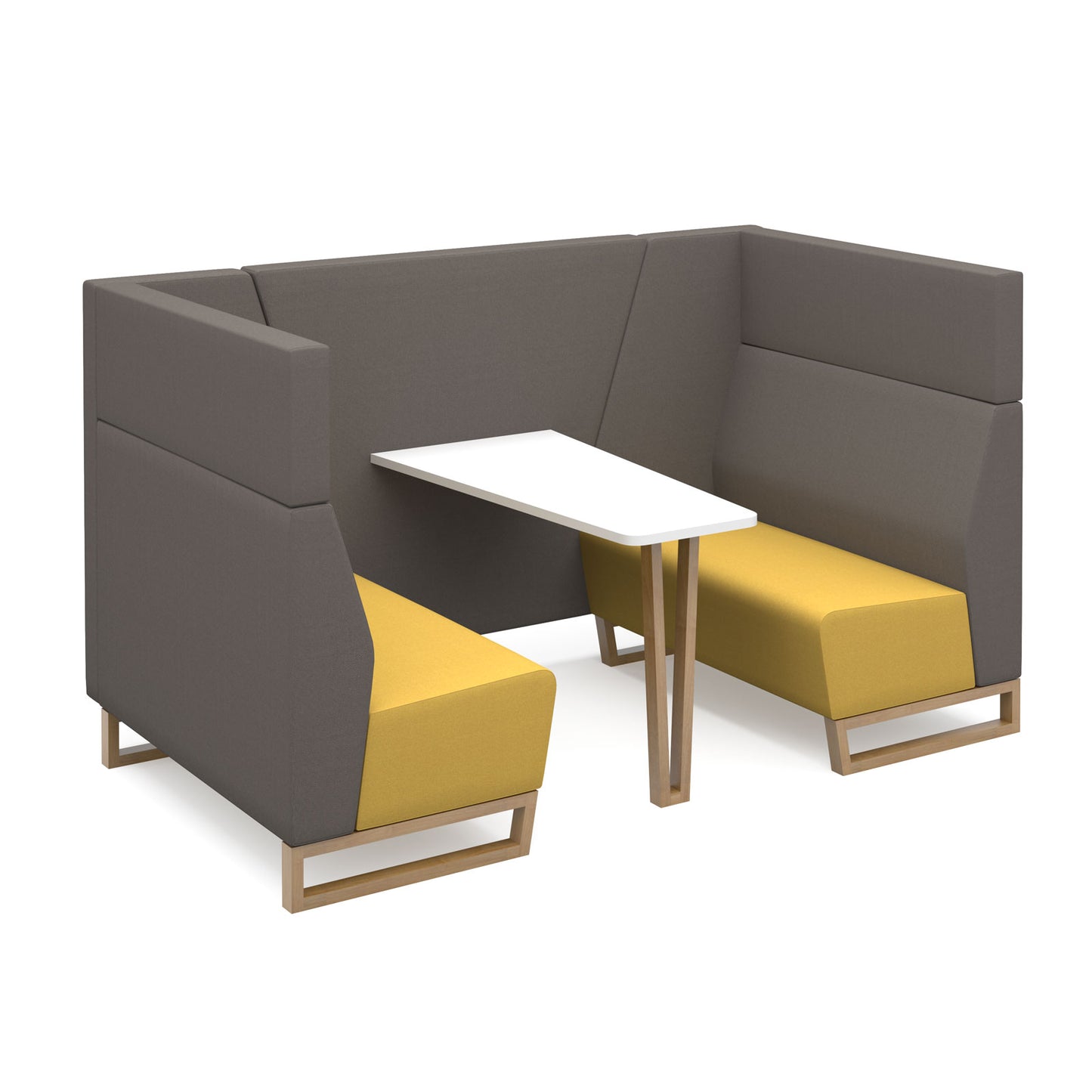 Encore Open high back meeting booth - ENCOP-POD04-WF