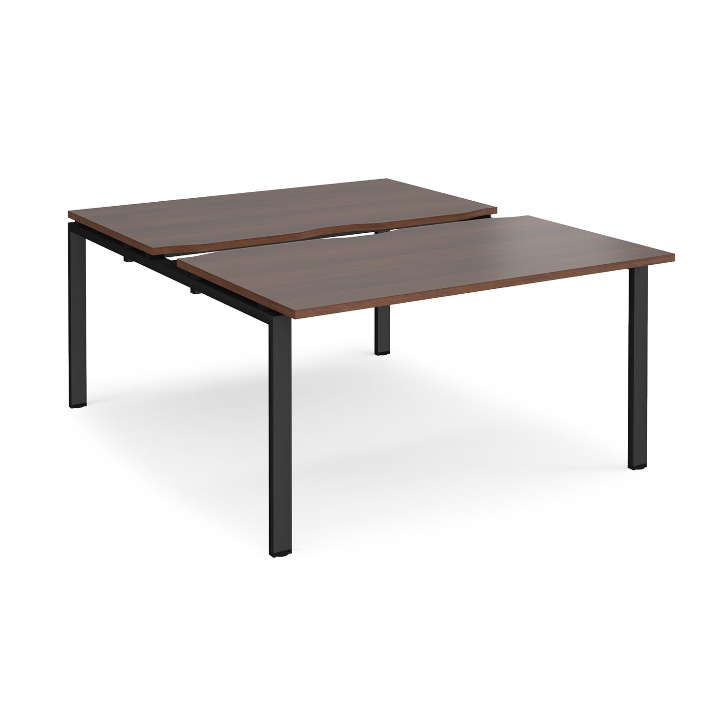 Adapt sliding top B2B desks 1600mm deep - STE1416-K-W