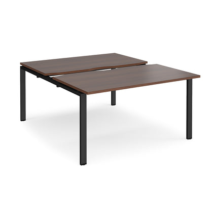 Adapt sliding top B2B desks 1600mm deep - STE1416-K-W