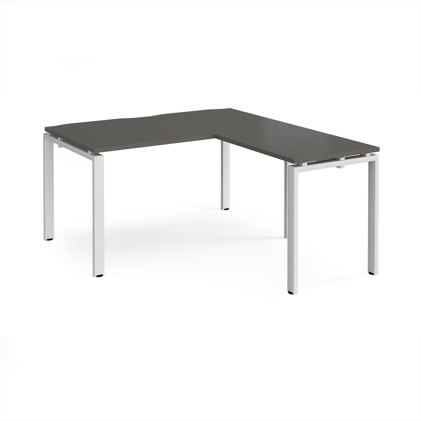 Adapt straight desk with return - ER1488-WH-OG
