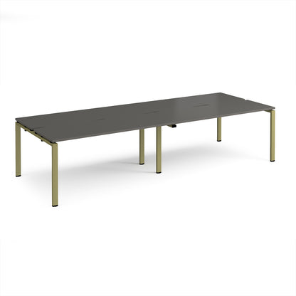 Adapt double back to back desks 1200mm deep - E3212-GN-OG