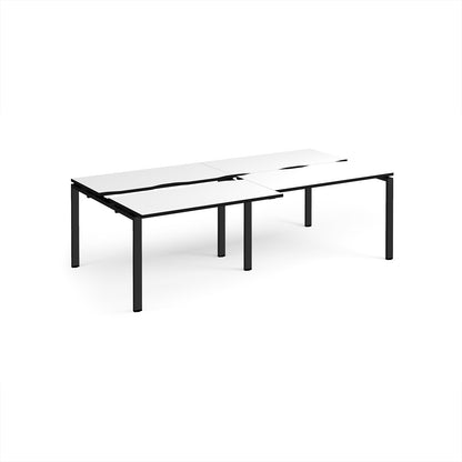 Adapt sliding top double B2B desks 1200mm deep - STE2412-K-WK