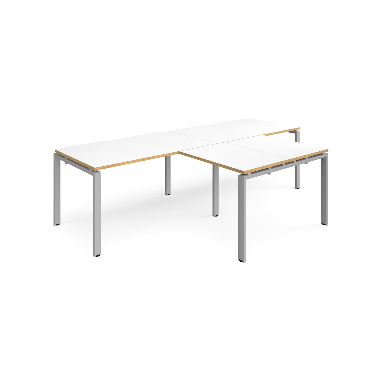 Adapt double desk with returns - ER2888-S-WO