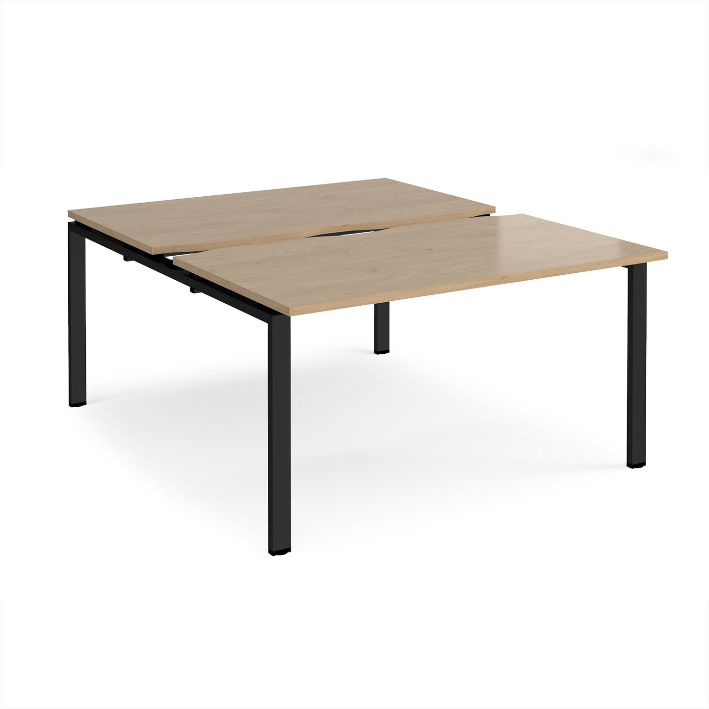 Adapt sliding top B2B desks 1600mm deep - STE1416-K-KO
