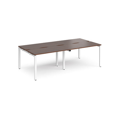 Adapt double back to back desks 1200mm deep - E2412-WH-W