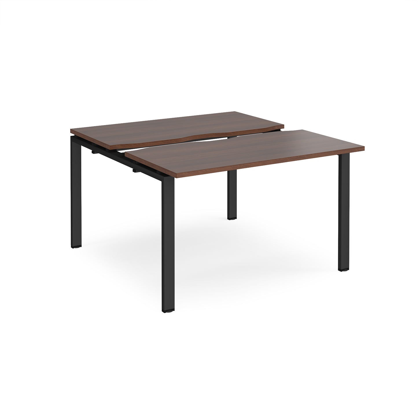 Adapt sliding top B2B desks 1200mm deep - STE1212-K-W