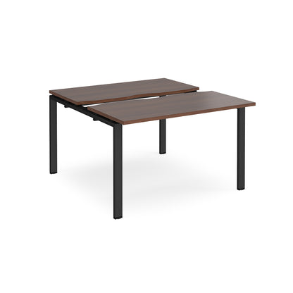 Adapt sliding top B2B desks 1200mm deep - STE1212-K-W