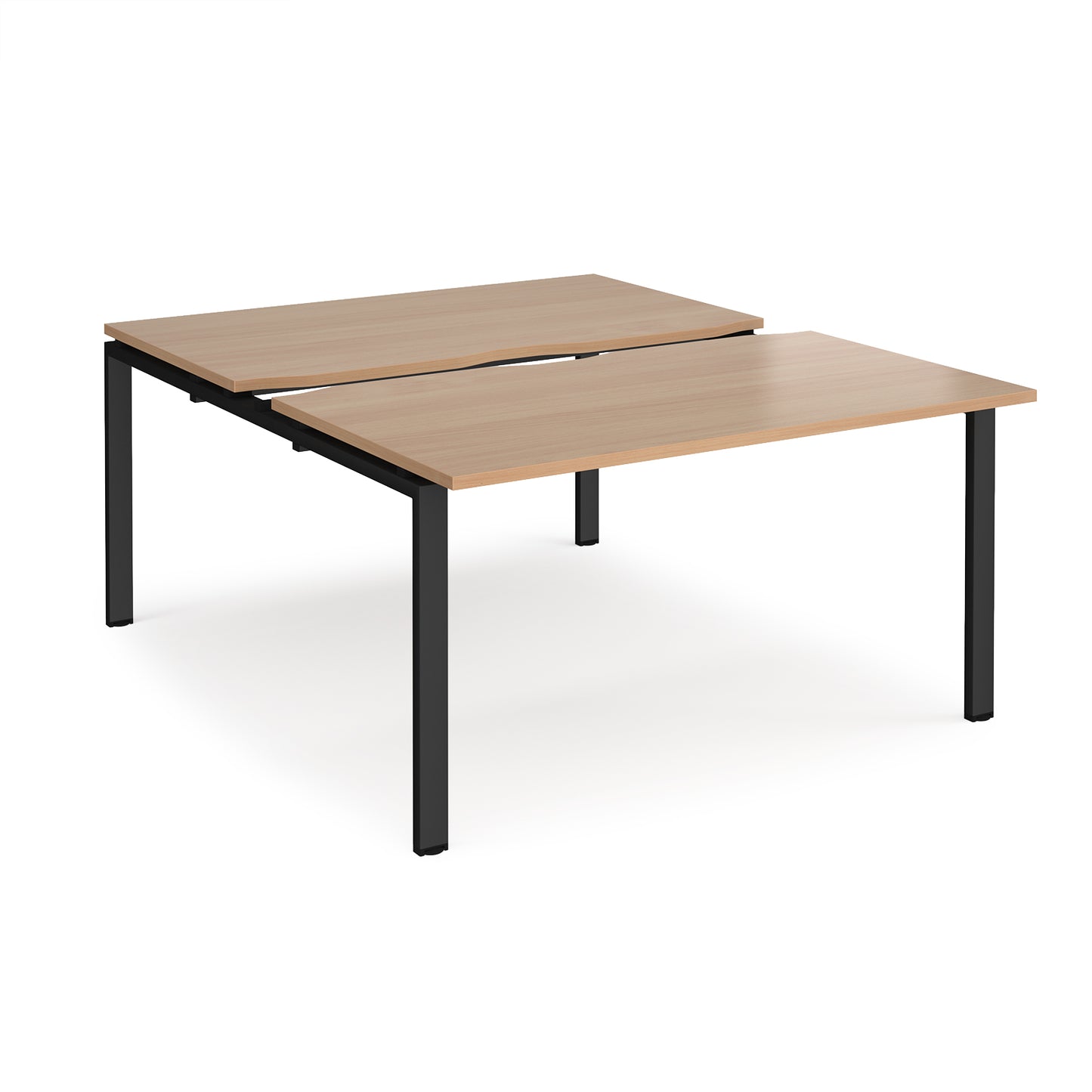 Adapt sliding top B2B desks 1600mm deep - STE1416-K-B