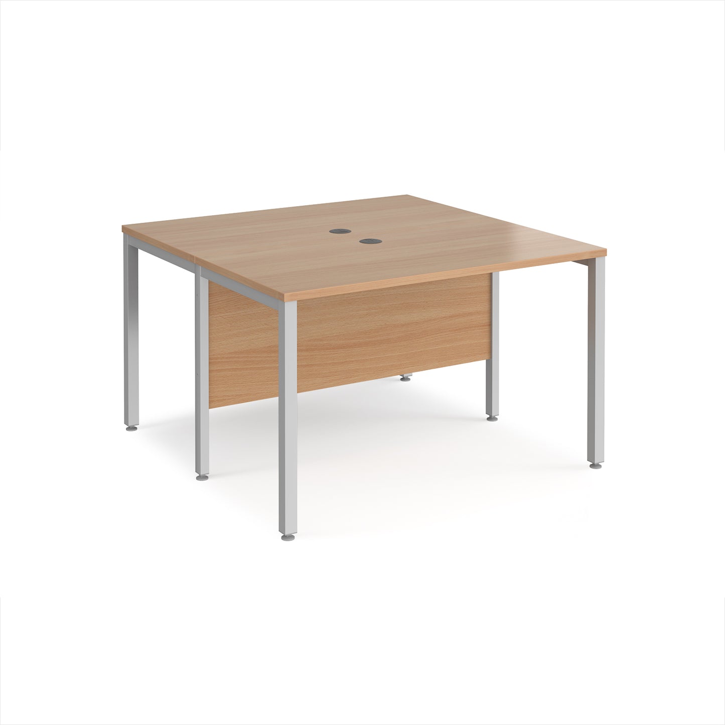 Maestro 25 bench back to back straight desks 1200mm - MB1212BSB