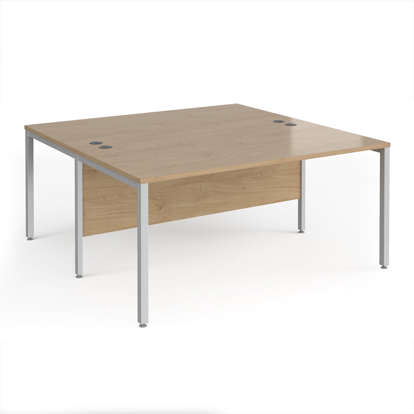 Maestro 25 bench back to back straight desks 1600mm - MB1616BSKO