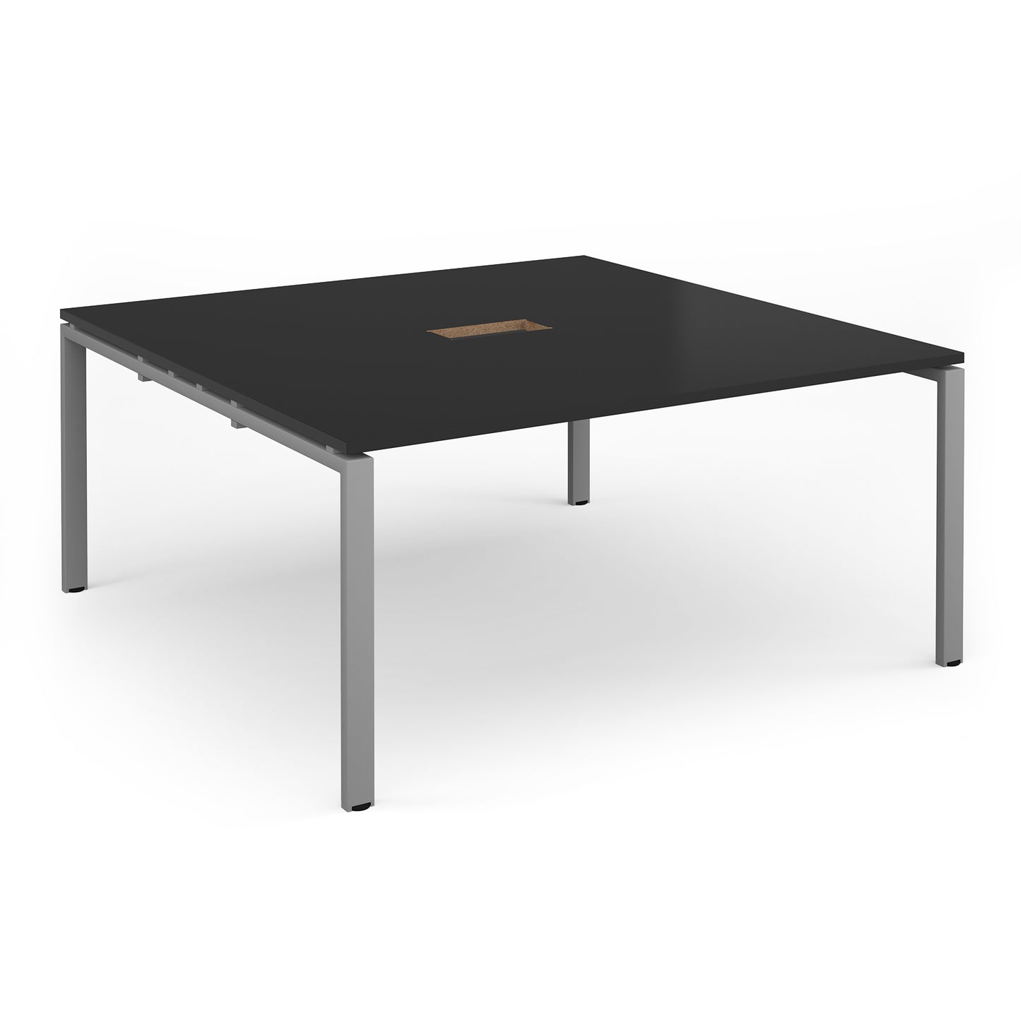 Adapt square power ready boardroom table - EBT1616-CO-S-BK