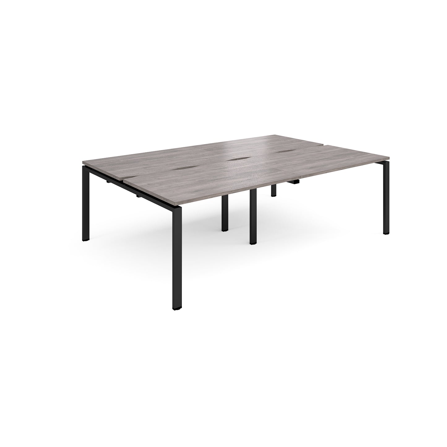Adapt sliding top double B2B desks 1600mm deep - STE2416-K-GO