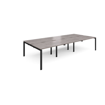 Adapt triple back to back desks 1600mm deep - E3616-K-GO