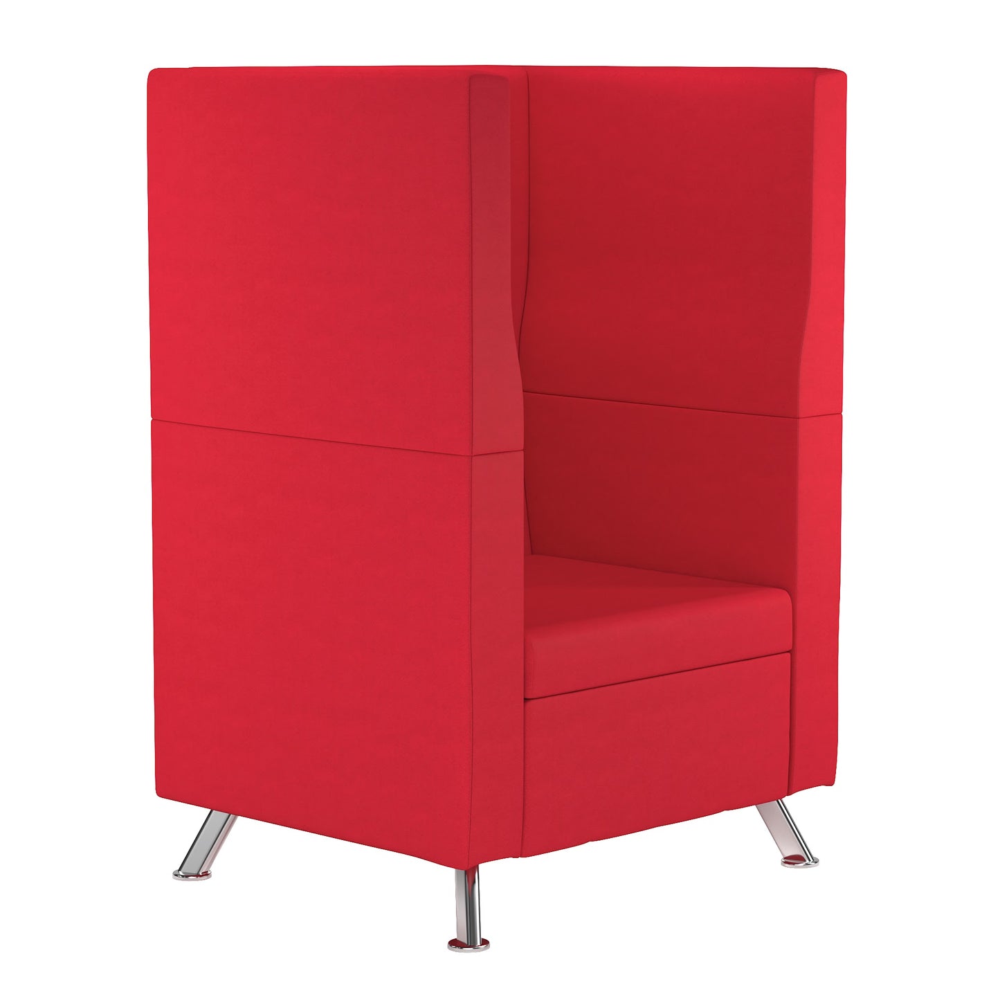 Single Seater Metal Frame Modular Reception Booth