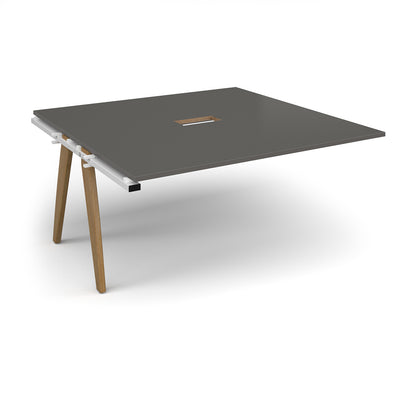 Fuze power ready add-on boardroom table - FZBT1616-AB-CO-WH-OG