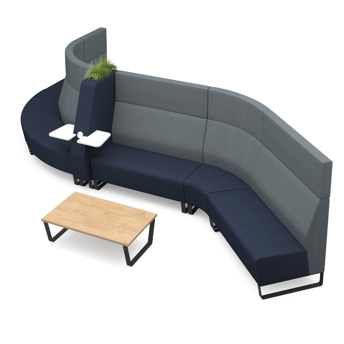 Encore modular high back double unit