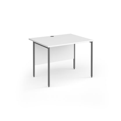 Contract 25 H-Frame straight desk - CH10S-G-WH