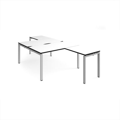 Adapt back to back desk with return - ER14168-S-WK