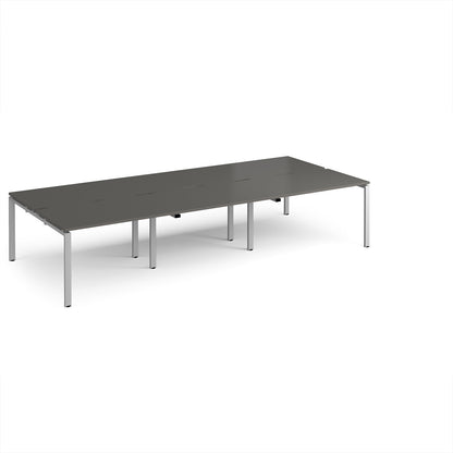 Adapt triple back to back desks 1600mm deep - E3616-S-OG