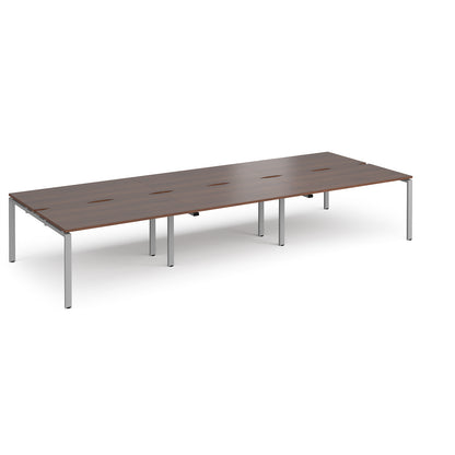 Adapt triple back to back desks 1600mm deep - E4216-S-W
