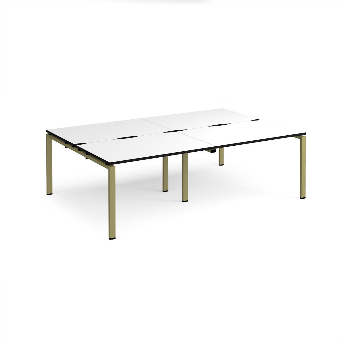Adapt double back to back desks 1600mm deep - E2416-GN-WK