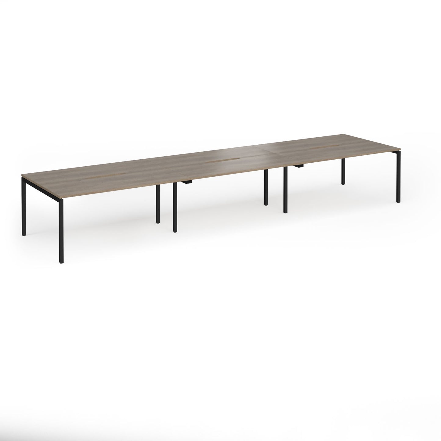 Connex Plus Goal Post Double Back to Back Desks 1200mm deep - GCO4812-K-NO
