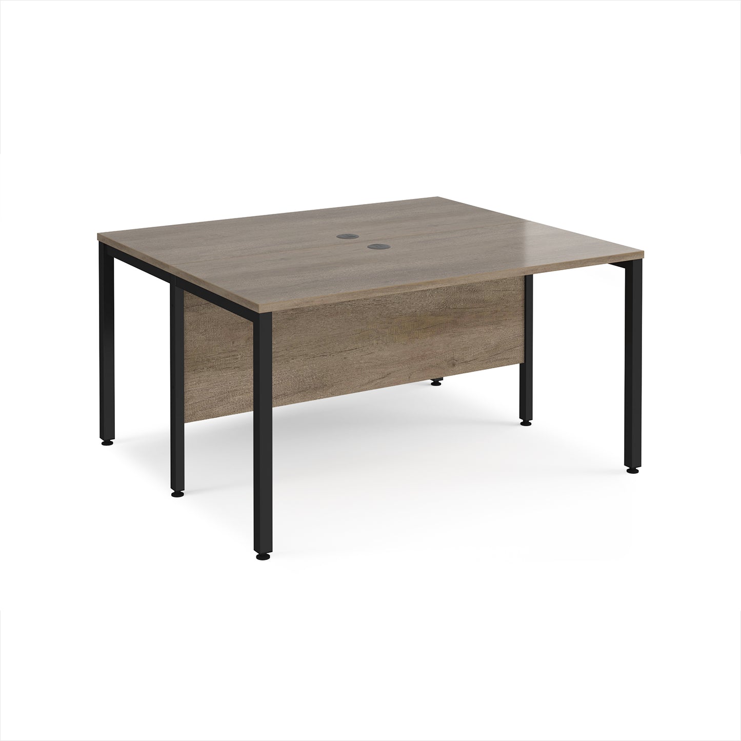 Maestro 25 bench back to back straight desks 1200mm - MB1412BKNO