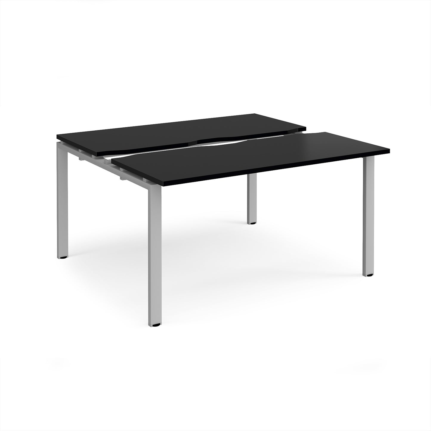 Adapt sliding top B2B desks 1200mm deep - STE1412-S-BK