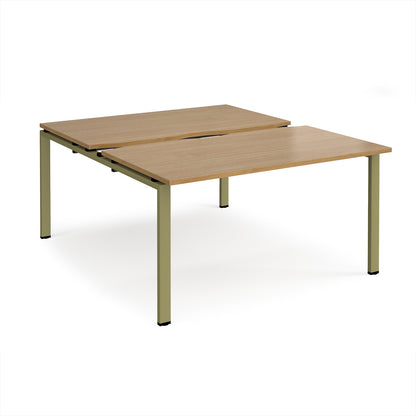 Adapt sliding top B2B desks 1600mm deep - STE1416-GN-O