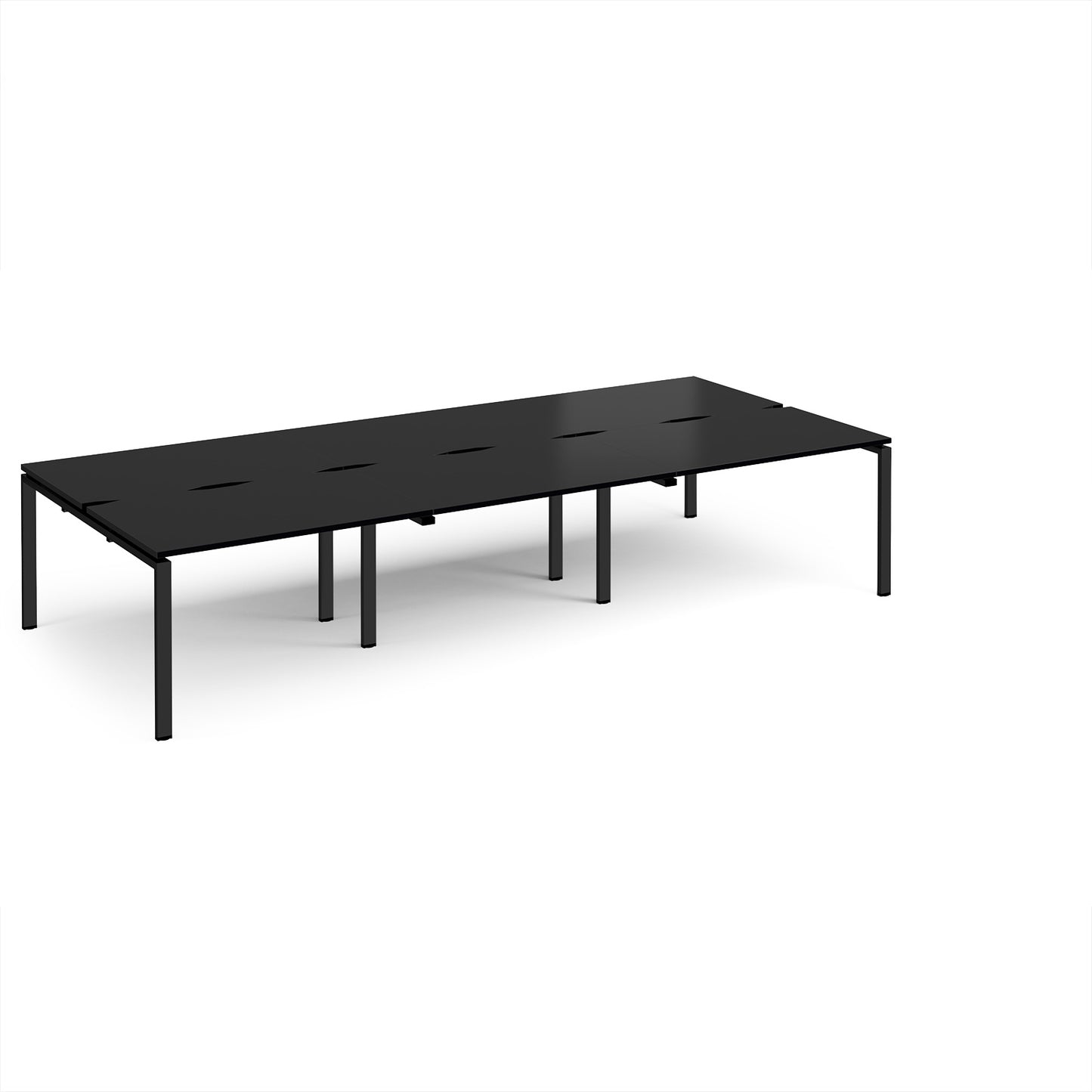 Adapt triple back to back desks 1600mm deep - E3616-K-BK
