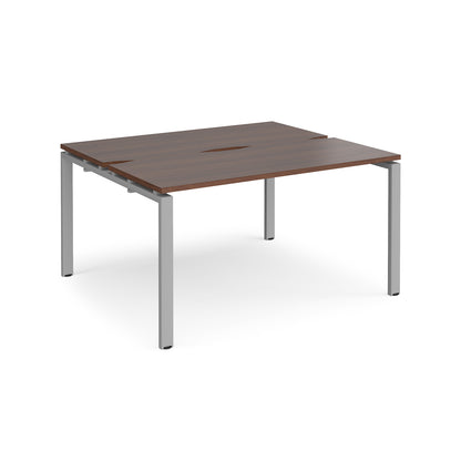 Adapt sliding top B2B desks 1200mm deep - STE1412-S-W