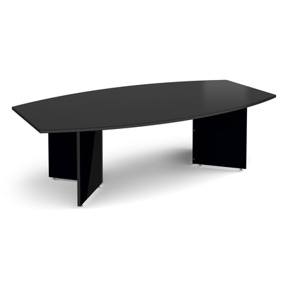Arrow head leg radial boardroom table - ERB24BK