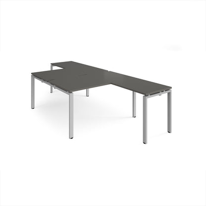 Adapt back to back desk with return - ER14168-S-OG