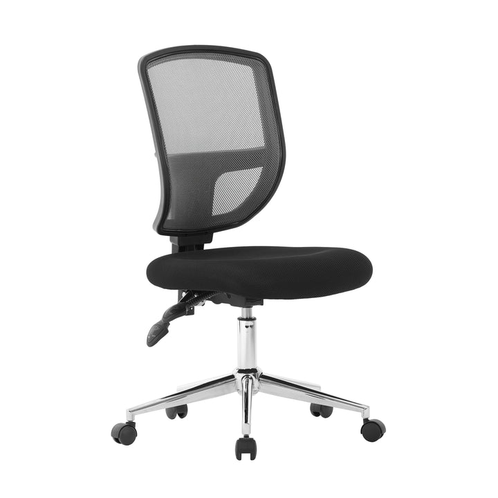 High Back Designer Mesh Operator Chair with Sculptured Lumbar and Spine Support