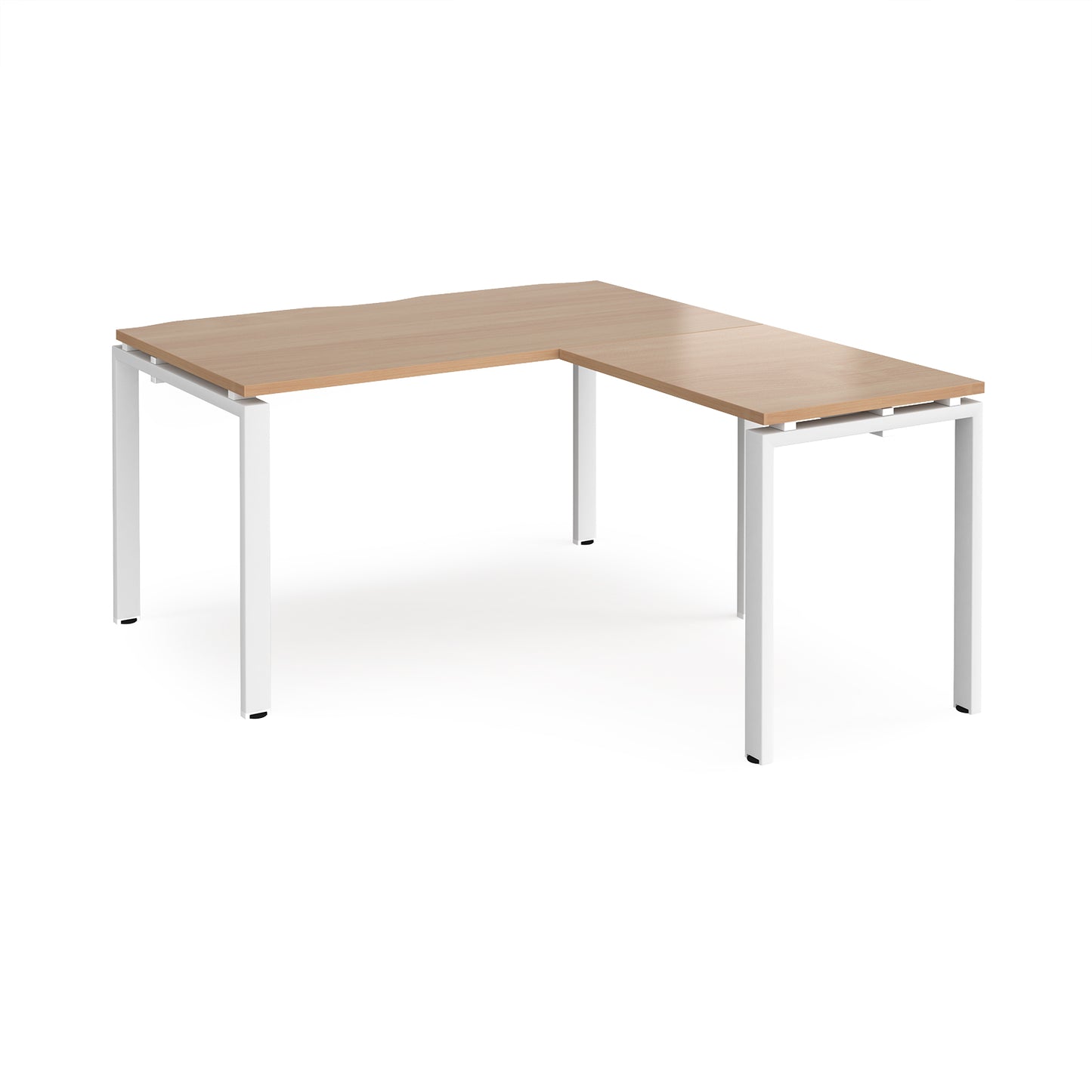 Adapt straight desk with return - ER1488-WH-B