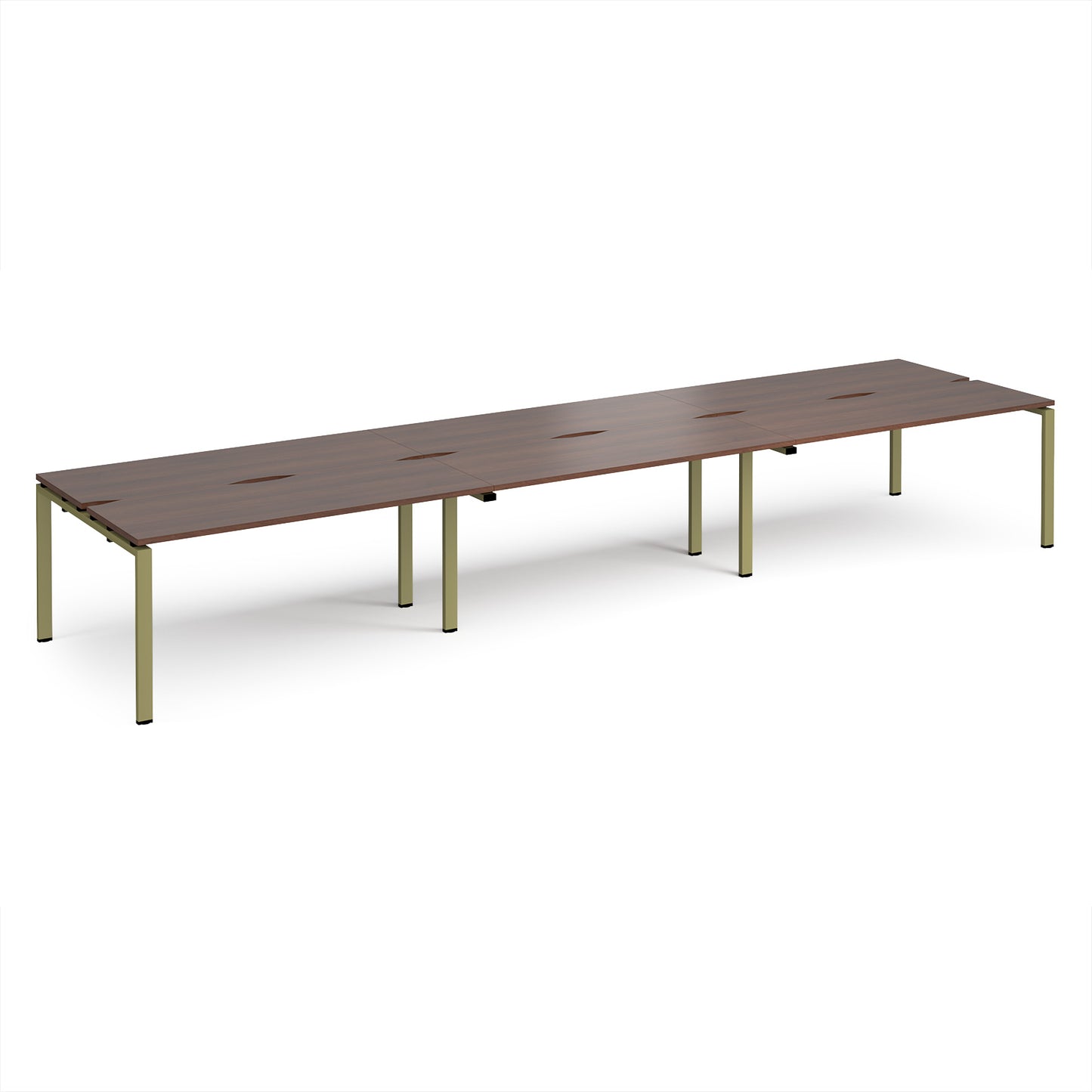 Adapt triple back to back desks 1200mm deep - E4812-GN-W