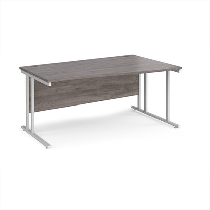 Maestro 25 cantilever right hand wave desk - MC16WRWHGO