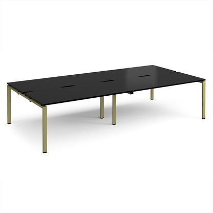 Adapt double back to back desks 1600mm deep - E3216-GN-BK